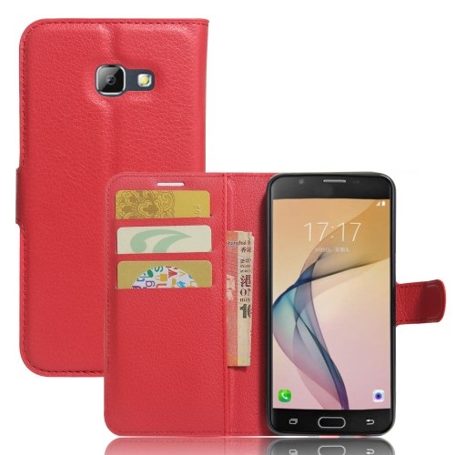 Θήκη SAMSUNG Galaxy A5 (2017) OEM Litchi Grain Leather Flip Wallet δερματίνη κόκκινο Θήκη SAMSUNG Galaxy A5 (2017) OEM Litchi Grain Leather Flip Wallet δερματίνη κόκκινο - Image 1