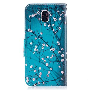 Θήκη SAMSUNG Galaxy J3 (2017) OEM σχέδιο Tree with Flowers Flip Wallet δερματίνη - Image 3