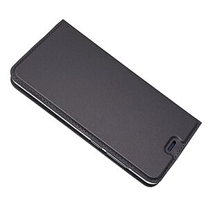 Θήκη HUAWEI P10 Lite OEM Magnetic Absorbed Shell με βάση στήριξης και υποδοχή καρτών Flip Wallet δερματίνη μαύρο - Image 4