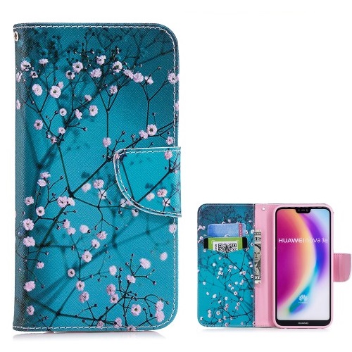 Θήκη HUAWEI P20 Lite OEM σχέδιο Wintersweet με βάση στήριξης
