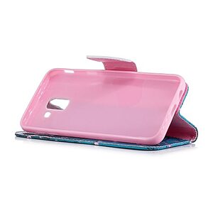 Θήκη SAMSUNG Galaxy J6 (2018) OEM σχέδιο Tree with Flowers με βάση στήριξης, υποδοχές καρτών και μαγνητικό κούμπωμα Flip Wallet δερματίνη - Image 5