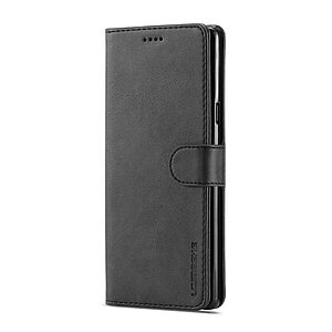 Θήκη SAMSUNG Galaxy Note 9 LC.IMEEKE PU Leather Series με βάση στήριξης, υποδοχές καρτών και μαγνητικό κούμπωμα Flip Wallet δερματίνη μαύρο - Image 3
