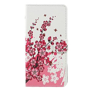 Θήκη Samsung Galaxy A7 (2018) OEM σχέδιο Peach Flower με βάση στήριξης