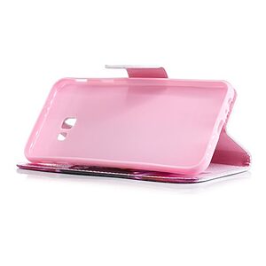 Θήκη Samsung Galaxy J4 Plus OEM Colorful Petals με βάση στήριξης, υποδοχές καρτών και μαγνητικό κούμπωμα Flip Wallet δερματίνη - Image 5