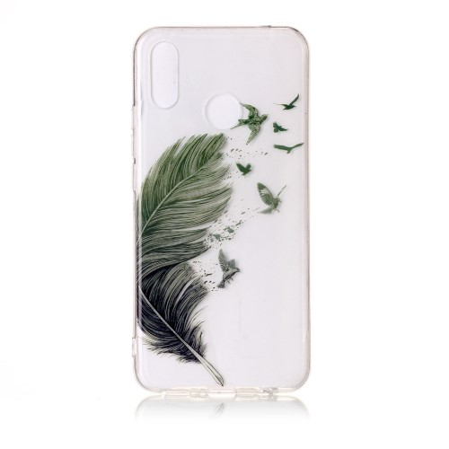 Θήκη Huawei P Smart Plus OEM σχέδιο Feather and Birds Πλάτη TPU