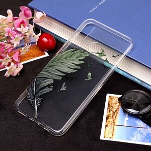 Θήκη Huawei P Smart Plus OEM σχέδιο Feather and Birds Πλάτη TPU - Image 3