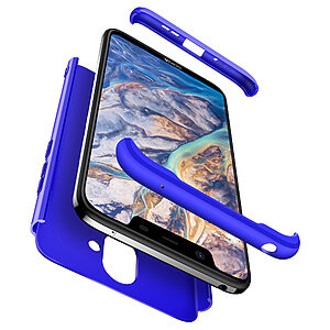 Θήκη Nokia 8.1 GKK Full body Protection 360° από σκληρό πλαστικό μπλε - Image 5