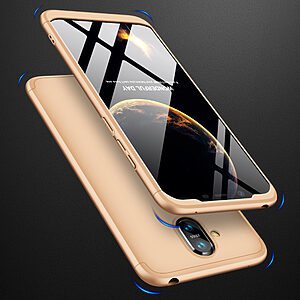 Θήκη Nokia 8.1 GKK Full body Protection 360° από σκληρό πλαστικό χρυσό - Image 4