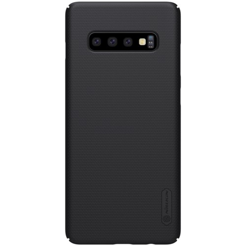Θήκη Samsung Galaxy S10 Plus NiLLkin Super Frosted Shield Series Πλάτη από σκληρό πλαστικό μαύρο