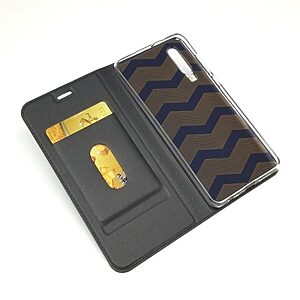 Θήκη Huawei P30 Mad Mask Skin Pro Series με βάση στήριξης, υποδοχή καρτών και μαγνητικό κούμπωμα Flip Wallet δερματίνη μαύρο - Image 5