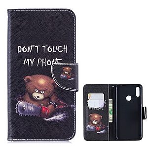 Θήκη Huawei Y7 (2019) / Y7  Prime (2019) OEM σχέδιο Angry bear with chainsaw με βάση στήριξης