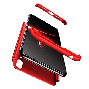 Θήκη Huawei Y7 Pro (2019) GKK Full body Protection 360° από σκληρό πλαστικό κόκκινο - Image 4