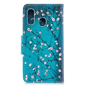 Θήκη Samsung Galaxy A40 OEM σχέδιο Wintersweet  με βάση στήριξης, υποδοχές καρτών και μαγνητικό κούμπωμα Flip Wallet δερματίνη - Image 5
