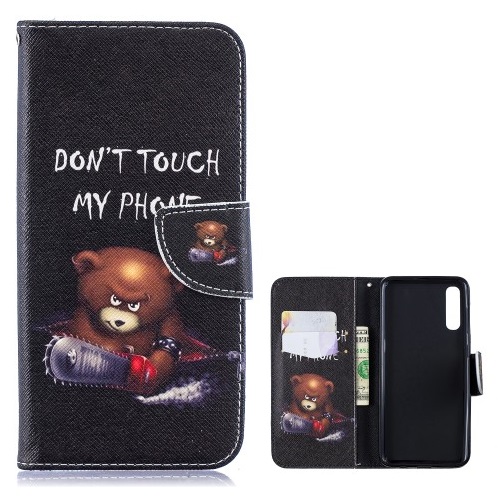 Θήκη Samsung Galaxy A50 OEM σχέδιο Angry bear with chainsaw με βάση στήριξης Θήκη Samsung Galaxy A50 OEM σχέδιο Angry bear with chainsaw με βάση στήριξης