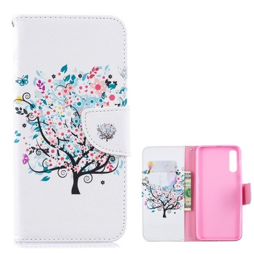 Θήκη Samsung Galaxy A50 OEM σχέδιο Flowered Tree με βάση στήριξης