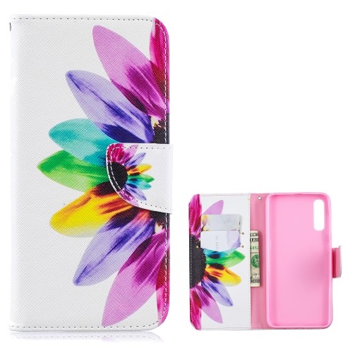 Θήκη Samsung Galaxy A50 OEM σχέδιο Colorful Petals με βάση στήριξης