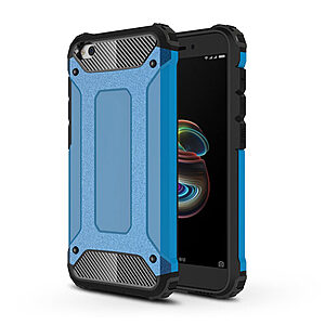 Θήκη Xiaomi Redmi Go OEM Armor Guard Hybrid από σκληρό πλαστικό και TPU Πλάτη γαλάζιο