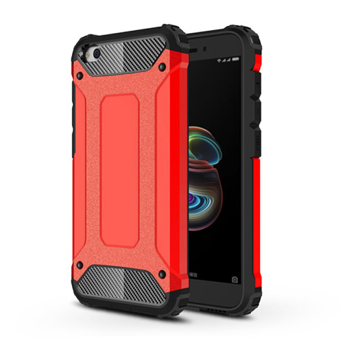 Θήκη Xiaomi Redmi Go OEM Armor Guard Hybrid από σκληρό πλαστικό και TPU Πλάτη κόκκινο