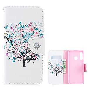 Θήκη Huawei P30 Lite OEM σχέδιο Flowered Tree με βάση στήριξης
