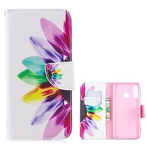 Θήκη Huawei P30 Lite OEM σχέδιο Colorful Petals με βάση στήριξης