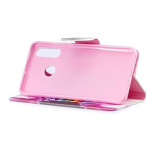 Θήκη Huawei P30 Lite OEM σχέδιο Colorful Petals με βάση στήριξης, υποδοχές καρτών και μαγνητικό κούμπωμα Flip Wallet δερματίνη - Image 5