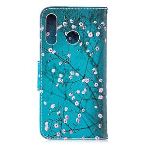 Θήκη Huawei P30 Lite OEM σχέδιο Wintersweet με βάση στήριξης, υποδοχές καρτών και μαγνητικό κούμπωμα Flip Wallet δερματίνη - Image 3