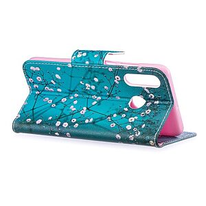 Θήκη Huawei P30 Lite OEM σχέδιο Wintersweet με βάση στήριξης, υποδοχές καρτών και μαγνητικό κούμπωμα Flip Wallet δερματίνη - Image 4