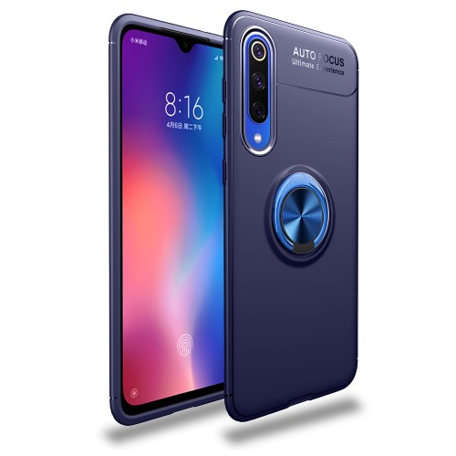 Θήκη Xiaomi Mi 9 SE LENUO Magnetic Ring Kickstand / Μαγνητικό δαχτυλίδι / Βάση στήριξης πλάτη TPU μπλε