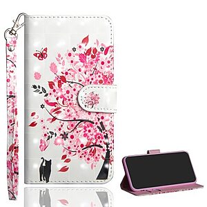 Θήκη Samsung Galaxy A10 OEM σχέδιο Flowered Tree με βάση στήριξης