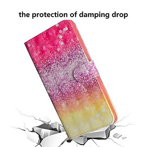 Θήκη Samsung Galaxy A20e OEM σχέδιο Colorized Pattern με βάση στήριξης, υποδοχές καρτών και μαγνητικό κούμπωμα Flip Wallet δερματίνη - Image 5