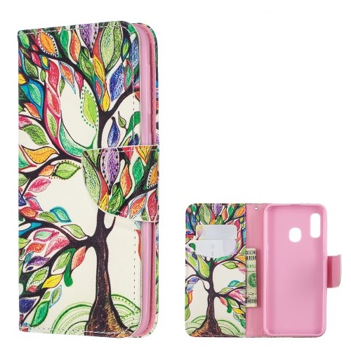 Θήκη Samsung Galaxy A20e OEM σχέδιο Colorized Tree με βάση στήριξης Θήκη Samsung Galaxy A20e OEM σχέδιο Colorized Tree με βάση στήριξης