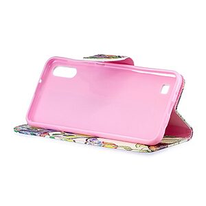 Θήκη Samsung Galaxy A10 OEM σχέδιο Colorized Tree με βάση στήριξης, υποδοχές καρτών και μαγνητικό κούμπωμα Flip Wallet δερματίνη - Image 5