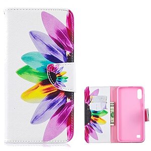 Θήκη Samsung Galaxy A10 OEM σχέδιο Colorful Petals με βάση στήριξης