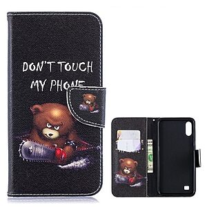 Θήκη Samsung Galaxy A10 OEM Angry bear with chainsaw με βάση στήριξης