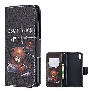 Θήκη Xiaomi Redmi 7A OEM σχέδιο Angry bear with chainsaw με βάση στήριξης