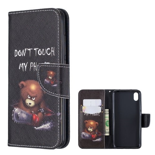 Θήκη Xiaomi Redmi 7A OEM σχέδιο Angry bear with chainsaw με βάση στήριξης Θήκη Xiaomi Redmi 7A OEM σχέδιο Angry bear with chainsaw με βάση στήριξης