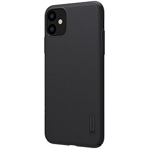 Θήκη iPhone 11 NiLLkin Super Frosted Shield Series Πλάτη από σκληρό πλαστικό μαύρο - Image 4