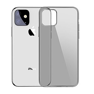 Θήκη iPhone 11 BASEUS Simple Series ημιδιάφανη Πλάτη TPU μαύρο