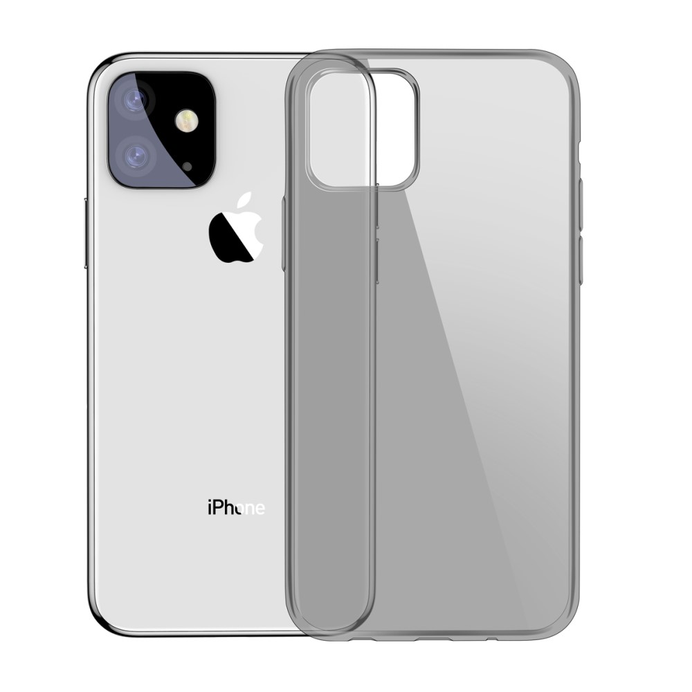 Θήκη iPhone 11 BASEUS Simple Series ημιδιάφανη Πλάτη TPU μαύρο