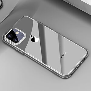 Θήκη iPhone 11 BASEUS Simple Series ημιδιάφανη Πλάτη TPU μαύρο - Image 5