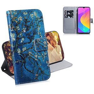 Θήκη Xiaomi Mi A3 OEM σχέδιο Tree with Flowers με βάση στήριξης