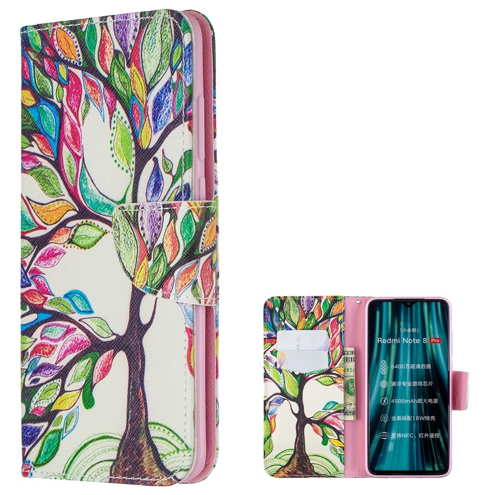 Θήκη Xiaomi Redmi Note 8 Pro OEM Colorized Tree με βάση στήριξης Θήκη Xiaomi Redmi Note 8 Pro OEM Colorized Tree με βάση στήριξης