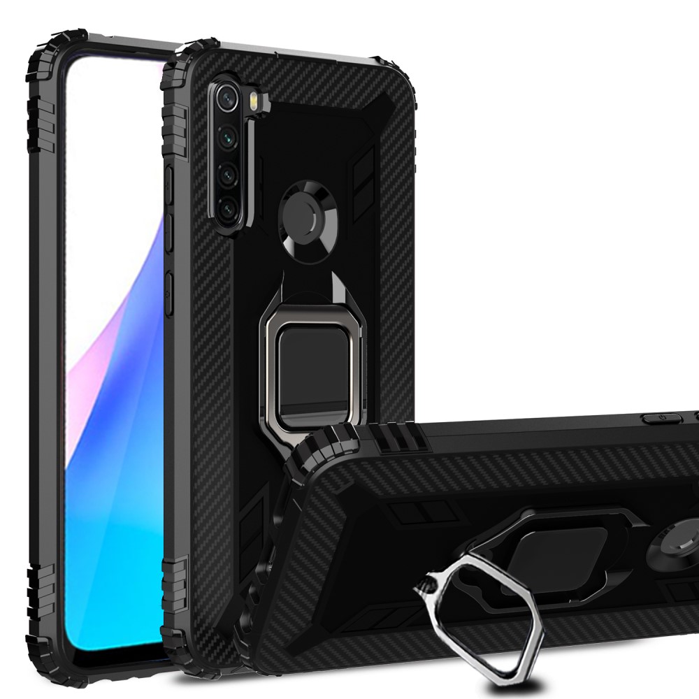 Θήκη Xiaomi Redmi Note 8T OEM Magnetic Ring Kickstand v3 / Μαγνητικό δαχτυλίδι / Βάση στήριξης Πλάτη TPU μαύρο