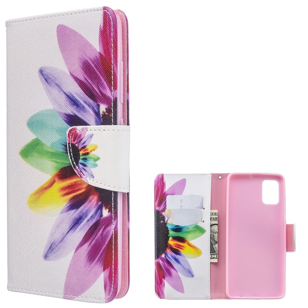 Θήκη Samsung Galaxy A51 OEM Colorful Petals με βάση στήριξης Θήκη Samsung Galaxy A51 OEM Colorful Petals με βάση στήριξης