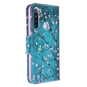 Θήκη Xiaomi Redmi Note 8T OEM Wintersweet με βάση στήριξης, υποδοχές καρτών και μαγνητικό κούμπωμα Flip Wallet από συνθετικό δέρμα και TPU - Image 3