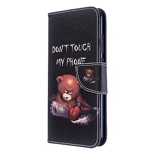 υποδοχές καρτών και μαγνητικό κούμπωμα Flip Wallet από συνθετικό δέρμα και TPU