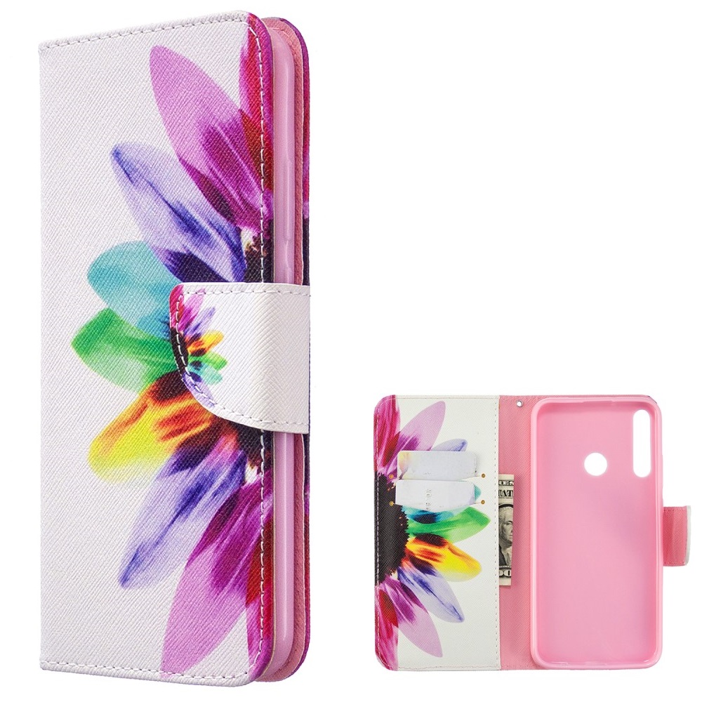 Θήκη Huawei P40 Lite E OEM Colorful Petals με βάση στήριξης