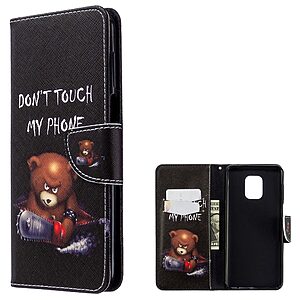 Θήκη Xiaomi Redmi Note 9S OEM Angry bear with chainsaw με βάση στήριξης