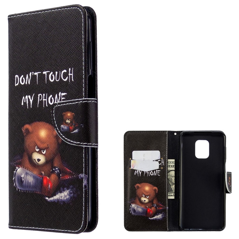 Θήκη Xiaomi Redmi Note 9S OEM Angry bear with chainsaw με βάση στήριξης Θήκη Xiaomi Redmi Note 9S OEM Angry bear with chainsaw με βάση στήριξης