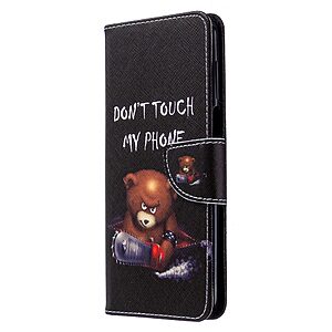 Θήκη Xiaomi Redmi Note 9s / Note 9 Pro / Note 9 Pro Max OEM Angry bear with chainsaw με βάση στήριξης, υποδοχές καρτών και μαγνητικό κούμπωμα Flip Wallet από συνθετικό δέρμα και TPU - Image 3